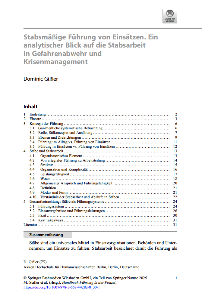  Handbuch Führung in der Polizei 